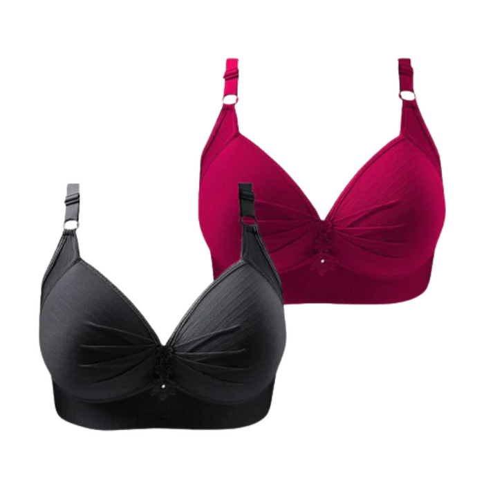 Pack Of Two Wireless Bra Set