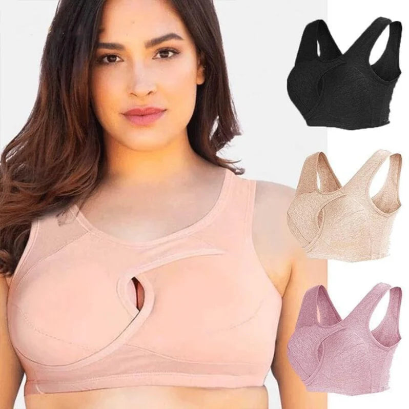 Pack of 3 Women's Anti Sagging Wirefree Bra