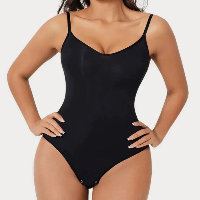 Seamless Bodysuit With Adjustable Strap