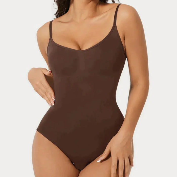 Seamless Bodysuit With Adjustable Strap