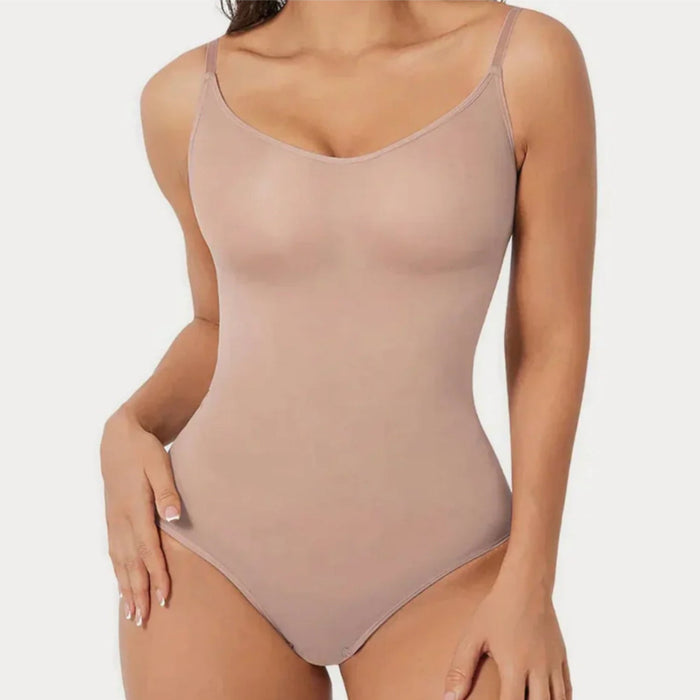 Seamless Bodysuit With Adjustable Strap