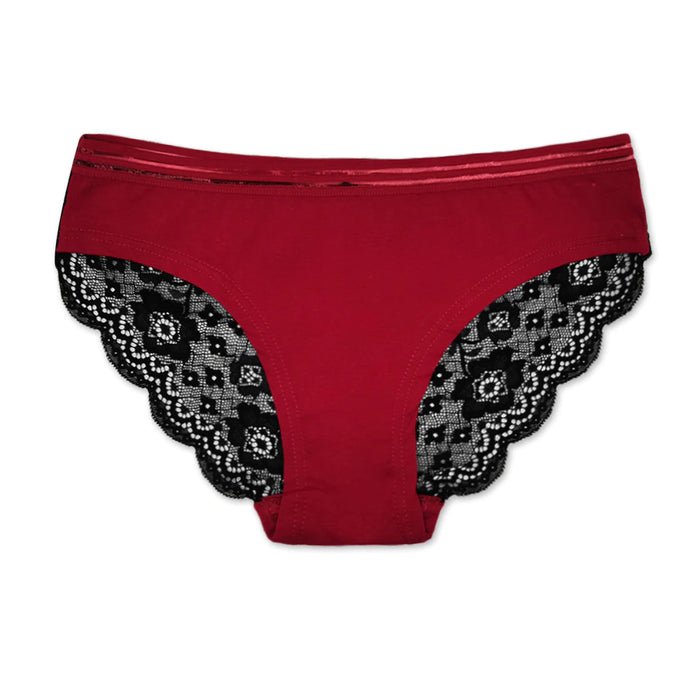 5 Pieces Women Low Rise Cotton Panties - Comfy Women Underwear
