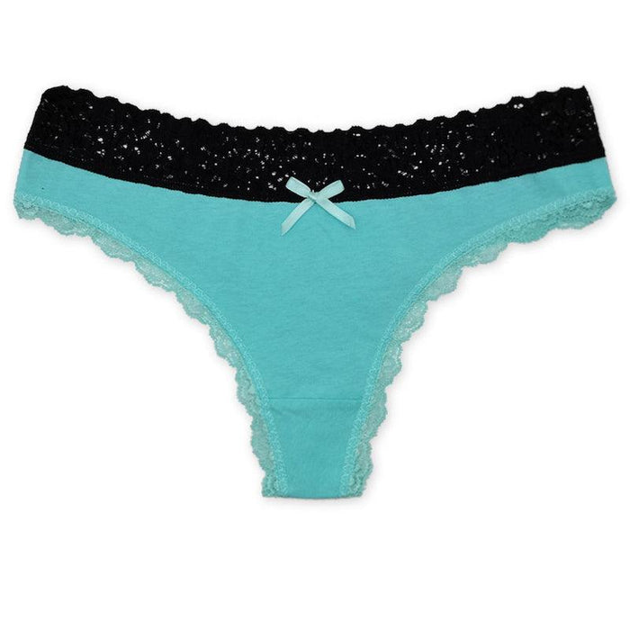 6 Pieces G String Cotton Underwear Set - Comfy Women Underwear