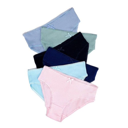 6 Pieces Lace Cotton Underpants Set - Comfy Women Underwear