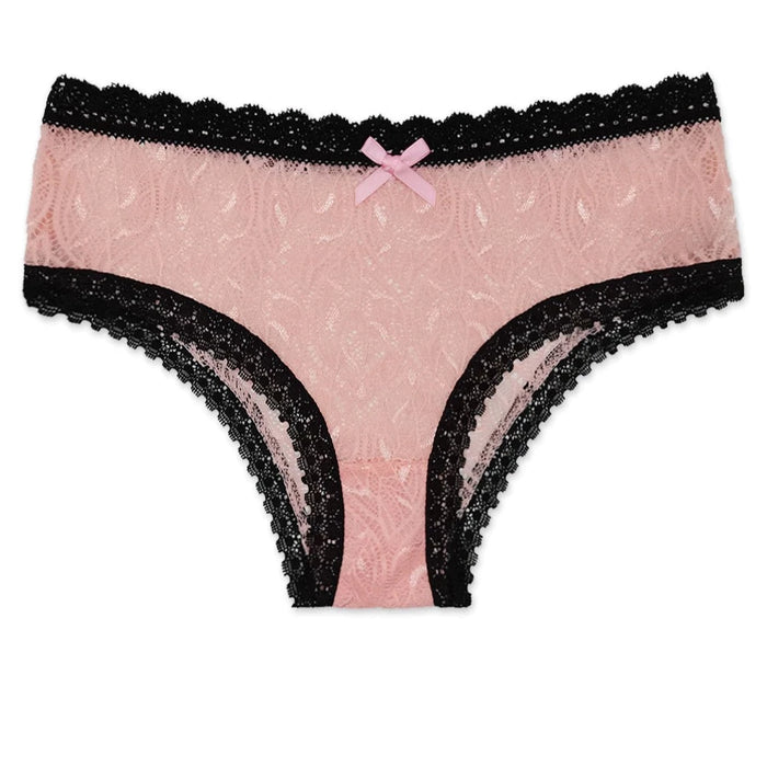 Casual Lace Low Rise Female Lingerie - Comfy Women Underwear