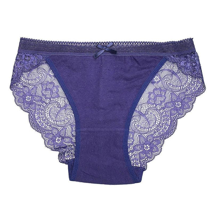 Cotton 6 Pieces Low Rise Lace Underwear - Comfy Women Underwear