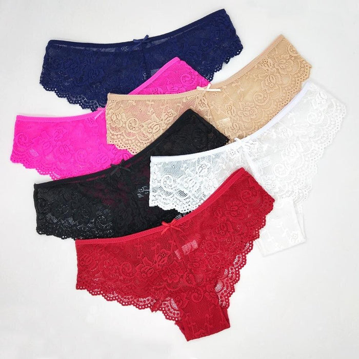 Low Rise Lace Comfortable Brief Underpants For Women - Comfy Women Underwear