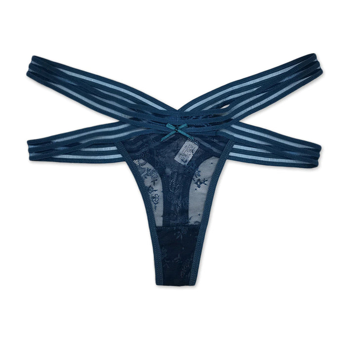 Low Waist Wide Belt Lace Panties - Comfy Women Underwear