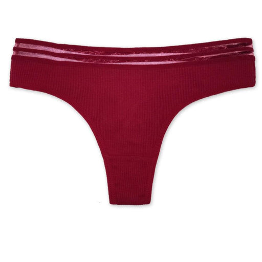 Solid Color Cotton G String Underpants For Women - Comfy Women Underwear