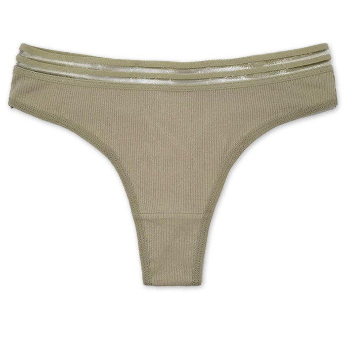 Solid Color Cotton G String Underpants For Women - Comfy Women Underwear
