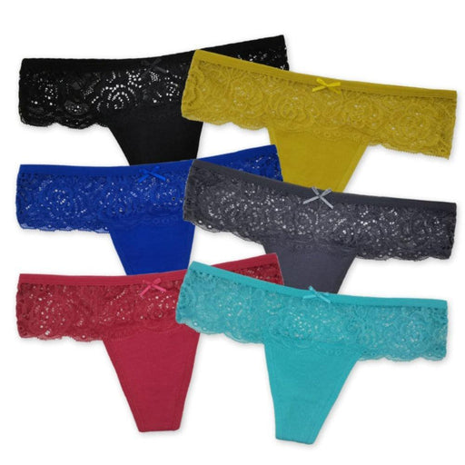 Solid Color Cotton G String Underpants Set For Women - Comfy Women Underwear