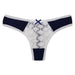 Women Solid Color Lace Transparent G String Panties - Comfy Women Underwear