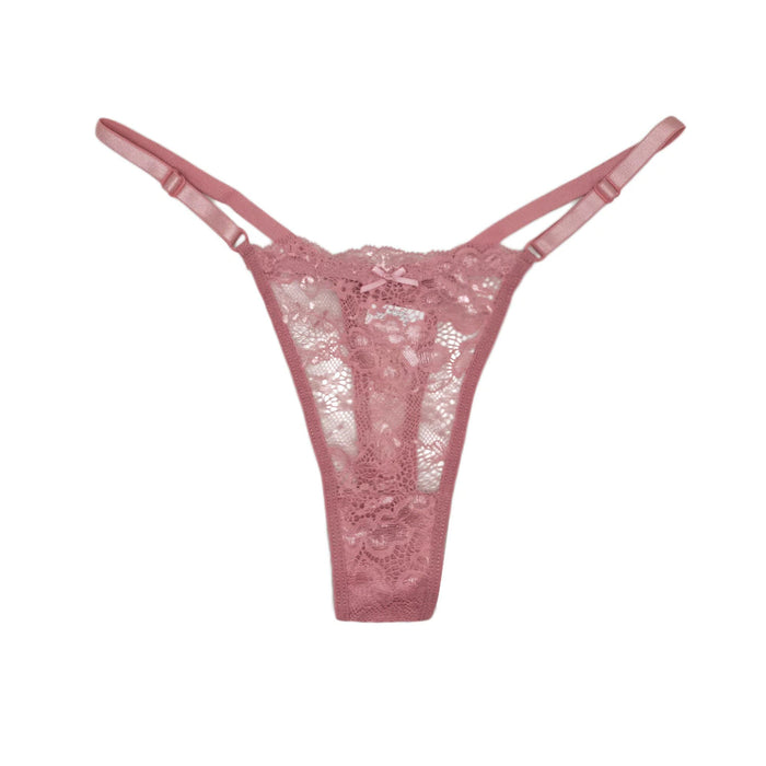 Women Solid Color Transparent G String Panties - Comfy Women Underwear